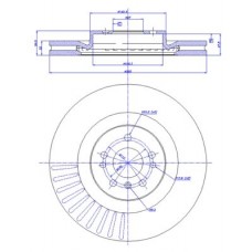 142.1270 CAR Гальмівний диск
