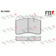 BL1248A2 FTE Комплект гальмівних колодок дисковий гальм
