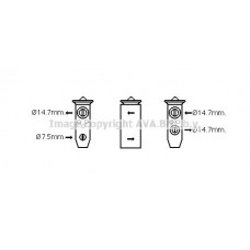 HY1312 AVA QUALITY COOLING Розширювальний клапан кондиціонера