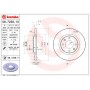 08.7238.10 BREMBO Гальмівний диск