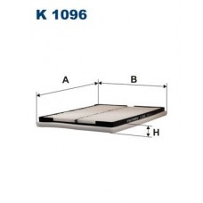 Фільтр повітря у внутрішньому просторі FILTRON K 1096