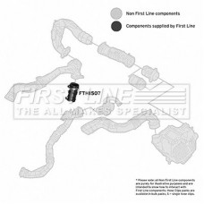 Трубка наддуваемого повітря FIRST-LINE FTH1507