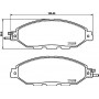 8DB 355 025-101 HELLA PAGID Комплект гальмівних колодок дисковий гальм