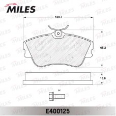 E400125 MILES КомплеК т гальмівних колодок, дискове гальмо