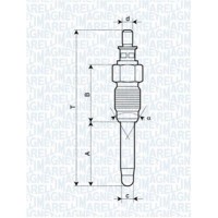 062900059304 MAGNETI MARELLI Свічка розжарювання