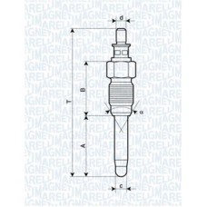 062900059304 MAGNETI MARELLI Свічка розжарювання