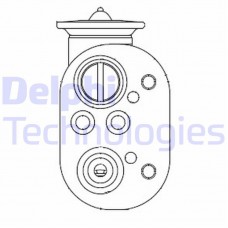 CB1001V DELPHI Розширювальний клапан кондиціонера