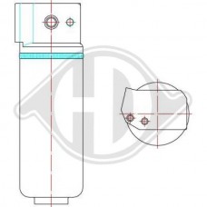DCT1198 DIEDERICHS Осушувач кондиціонера