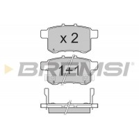 BP3370 BREMSI Комплект гальмівних колодок дисковий гальм
