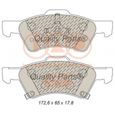704-02014 IAP QUALITY PARTS Комплект гальмівних колодок дисковий гальм