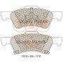 704-02014 IAP QUALITY PARTS Комплект гальмівних колодок дисковий гальм