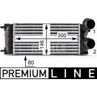 CI 528 000P MAHLE Интеркулер