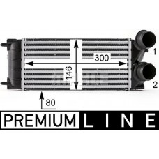 CI 528 000P MAHLE Интеркулер