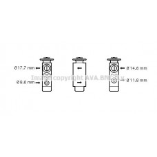 PR1048 AVA QUALITY COOLING Розширювальний клапан кондиціонера
