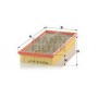C 38 163/1 MANN-FILTER Повітряний фільтр