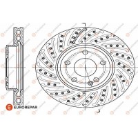 1642751180 EUROREPAR Гальмівний диск