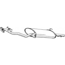 279-027 BOSAL Глушник вихлопних газів кінцевий