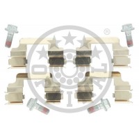 ZUB12241 OPTIMAL Комплектуючі колодки дискового гальма