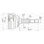 CVJ5283.10 OPEN PARTS Шарнирный комплект, Привідний вал