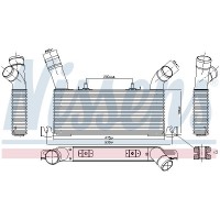 961006 NISSENS Интеркулер