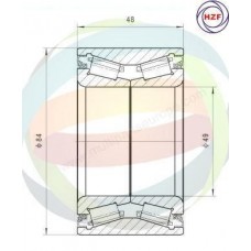 70-060098 MULTIPARTS Комплект підшипника ступиці колеса