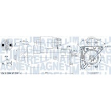 063721160010 MAGNETI MARELLI Стартер