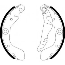 8DB 355 022-141 HELLA PAGID Комплект гальмівних колодок