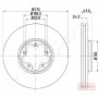 DI-0356C JAPANPARTS Гальмівний диск