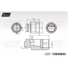 72934031 MAXTECH Поршень корпус скоби гальма