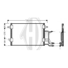 DCC1027 DIEDERICHS Конденсатор кондиціонера