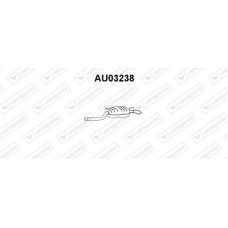 AU03238 VENEPORTE Глушник вихлопних газів кінцевий