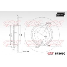 875660 MAXTECH Гальмівний диск