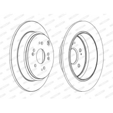 DDF1860C FERODO Гальмівний диск