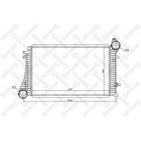 10-40183-SX STELLOX Интеркулер