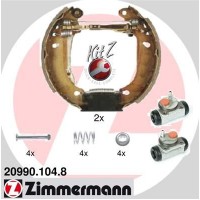 20990.104.8 ZIMMERMANN Комплект гальмівних колодок