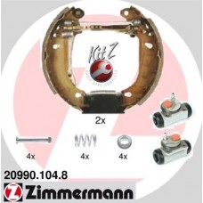 20990.104.8 ZIMMERMANN Комплект гальмівних колодок