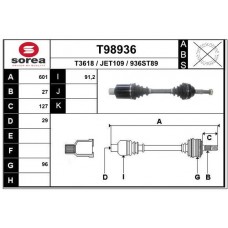 T98936 EAI Привідний вал