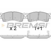 BP3055 BREMSI КомплеК т гальмівних колодок, дискове гальмо