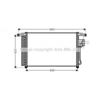 HY5175D AVA QUALITY COOLING Конденсатор кондиціонера