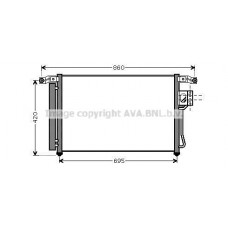 HY5175D AVA QUALITY COOLING Конденсатор кондиціонера