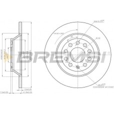CD7307S BREMSI Гальмівний диск
