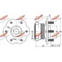 01.97648 AUTOKIT Комплект підшипника ступиці колеса