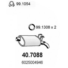 40.7088 ASSO Глушник вихлопних газів кінцевий