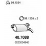 40.7088 ASSO Глушник вихлопних газів кінцевий