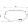 P 79 009 BREMBO Комплект гальмівних колодок дисковий гальм