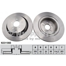 N3311065 NIPPARTS Гальмівний диск