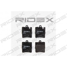 402B0120 RIDEX Комплект гальмівних колодок дисковий гальм