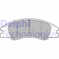 LP1932 DELPHI Комплект гальмівних колодок дисковий гальм