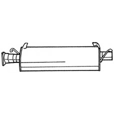 32404 SIGAM Середній глушник вихлопних газів