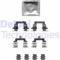 LX0678 DELPHI Комплектуючі колодки дискового гальма